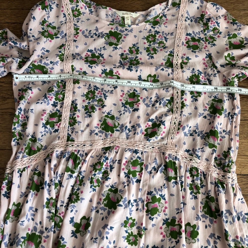 Matilda Jane Bell Sleeve Tunic Top Womens large floral - Picture 8 of 9